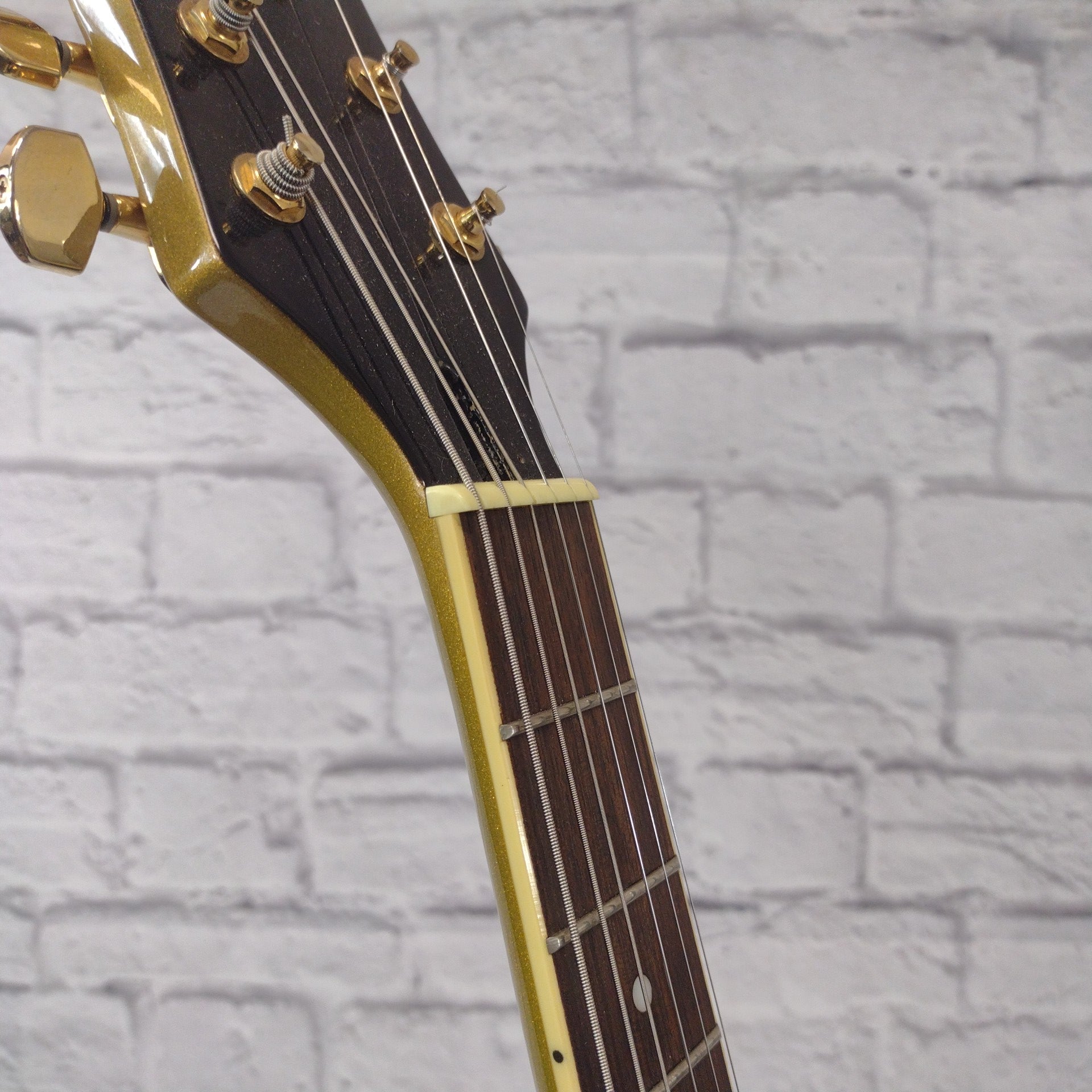 Jay Turser Gold Sparkle Les Paul Style Electric Guitar