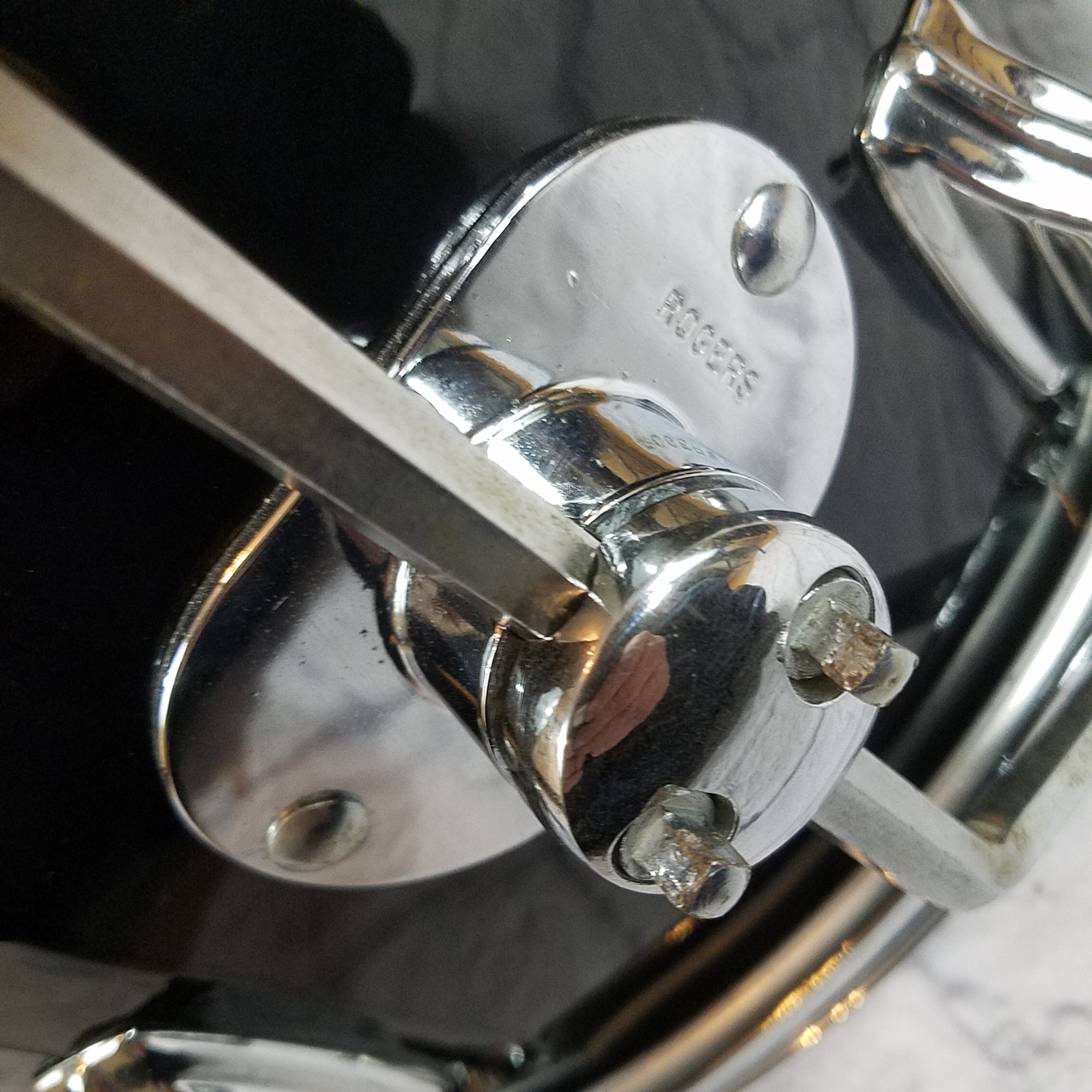 Rogers 60's Holiday Black Gloss 16x16 Floor Tom
