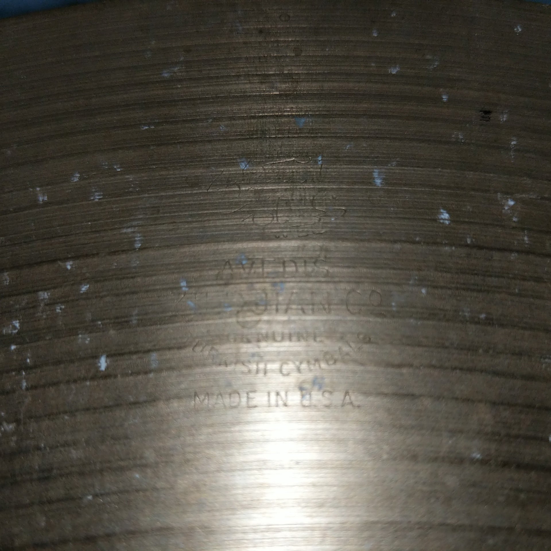 Vintage Zildjian A 18" Medium Crash / Ride 60/70's Cymbal