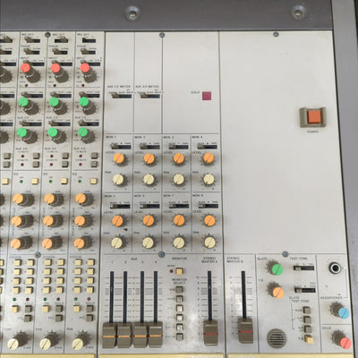 Tascam 512M 1980s 12 Channel Mixer with Meter Bridge