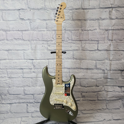 Fender American Elite Stratocaster MN SA Maple Fretboard - Satin Jade Pearl