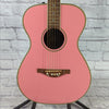 Daisy Rock Powder Pink Acoustic Guitar