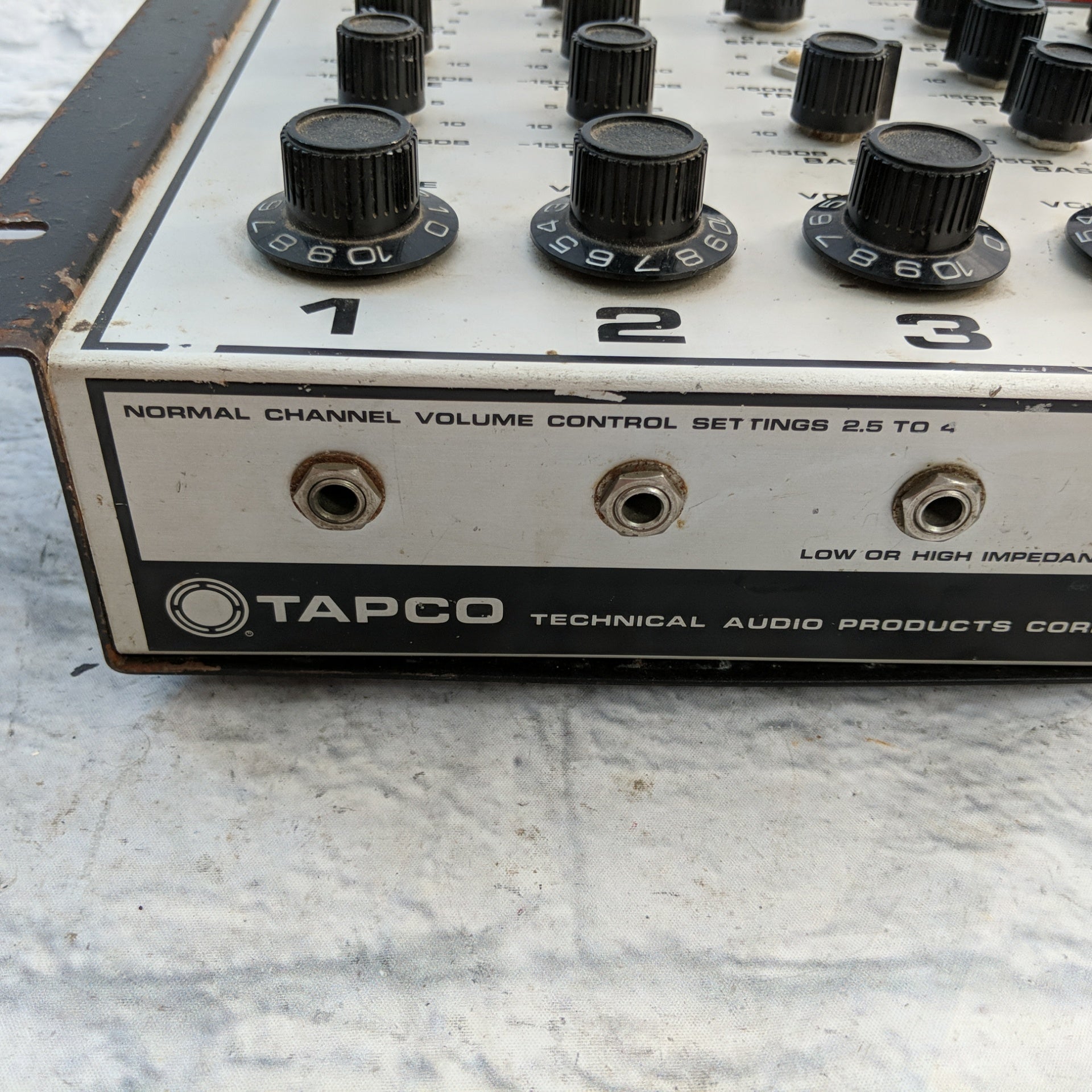 Vintage Tapco 6000R Six Channel Mixer