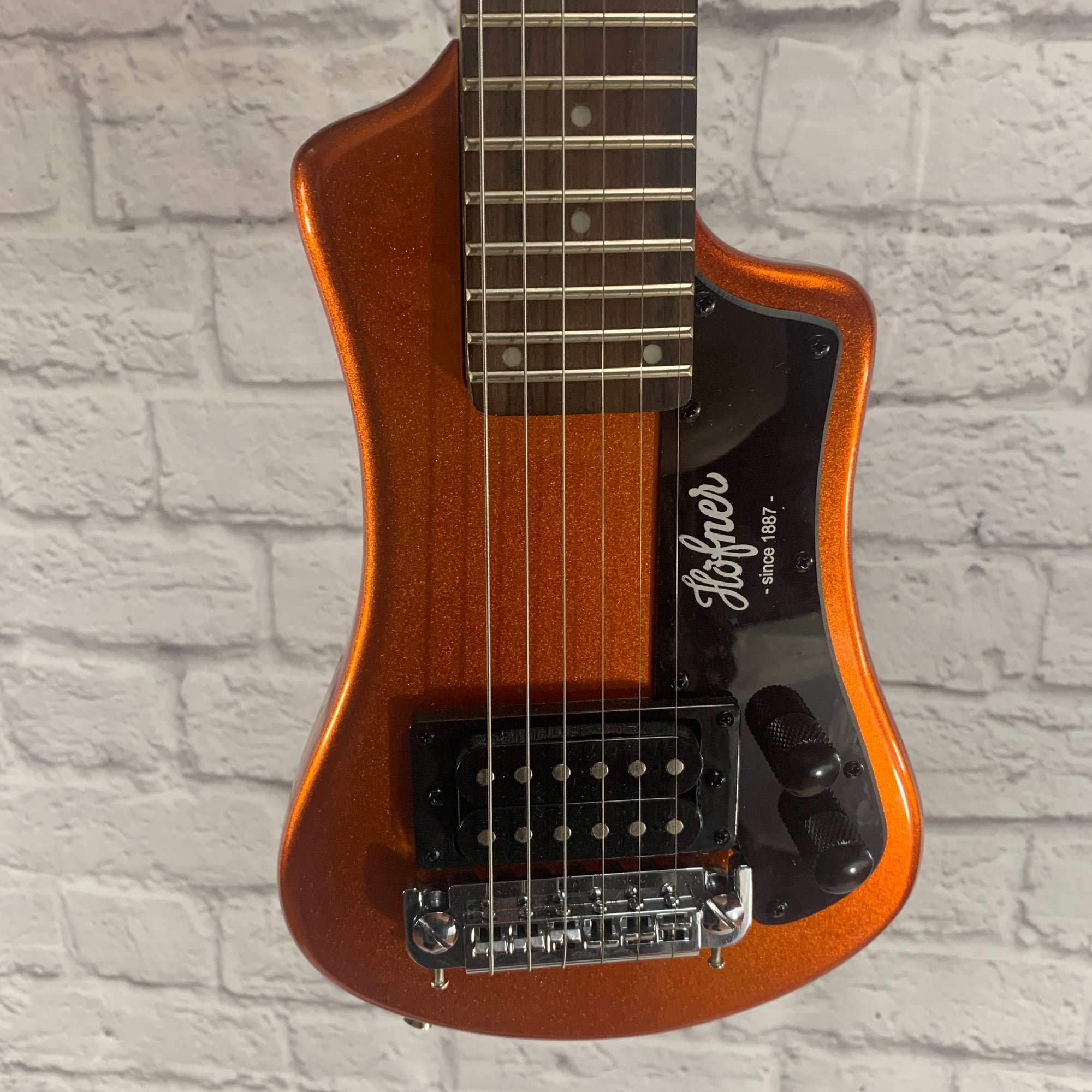 Hofner Shorty Mini Travel Electric Guitar - Evolution Music