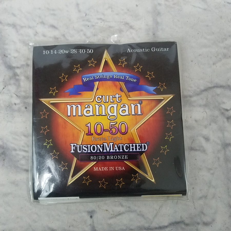 Curt Mangan 21050 10-50 Ex Light Acoustic Strings