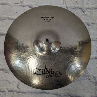 Zildjian 18" Medium Thin Crash Platinum Crash Cymbal