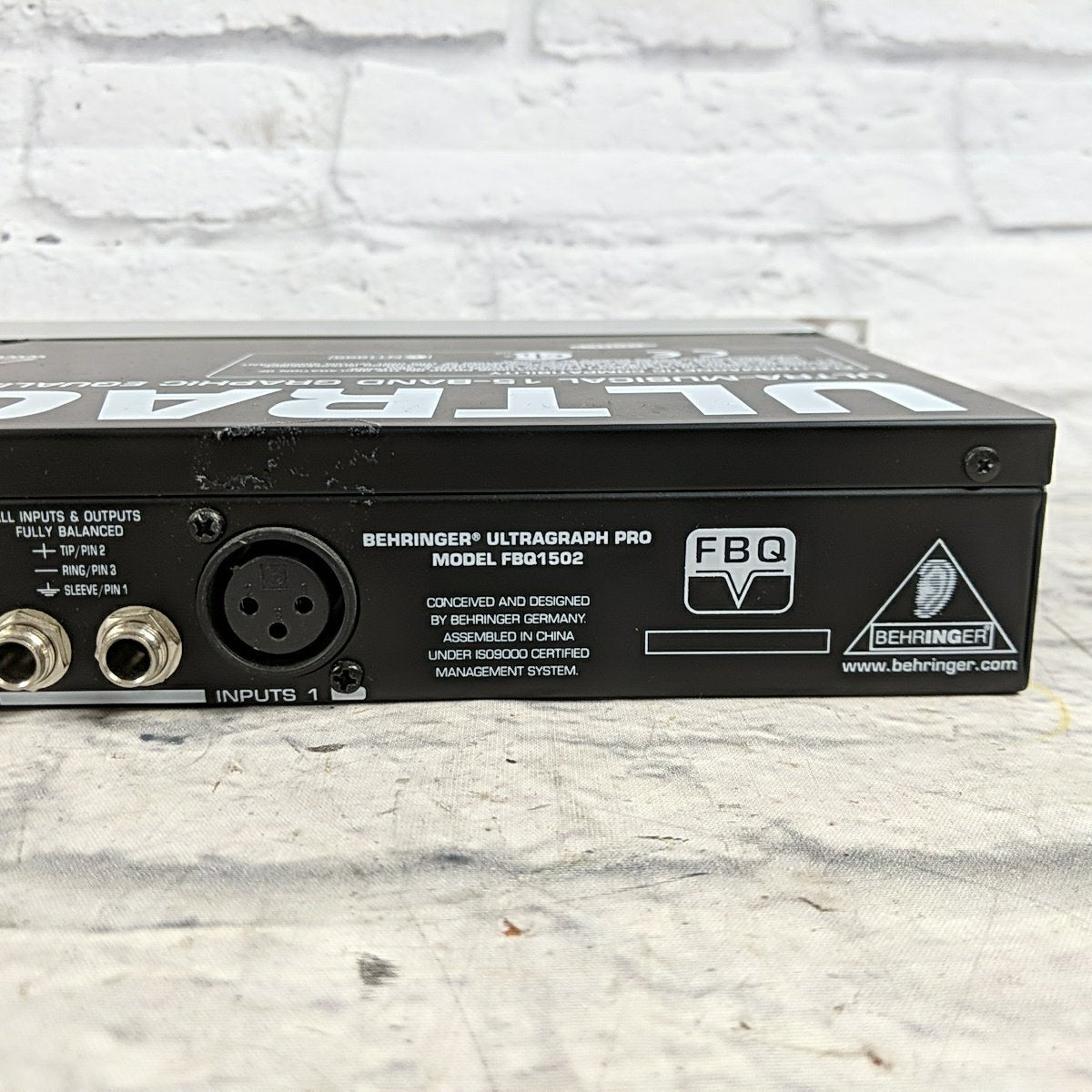 Behringer FBQ1502 Ultragraph Pro Rack Equalizer - Evolution Music