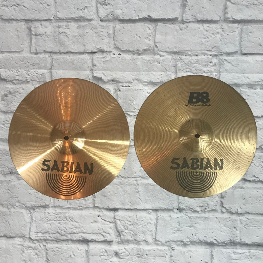 Sabian B8 14in Hi Hats Pair