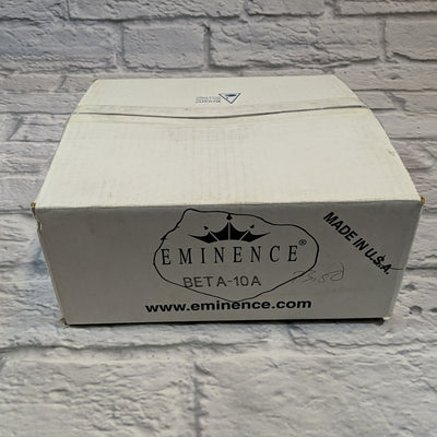 Eminence Beta 10A 10" 8ohm Speaker - New Old Stock