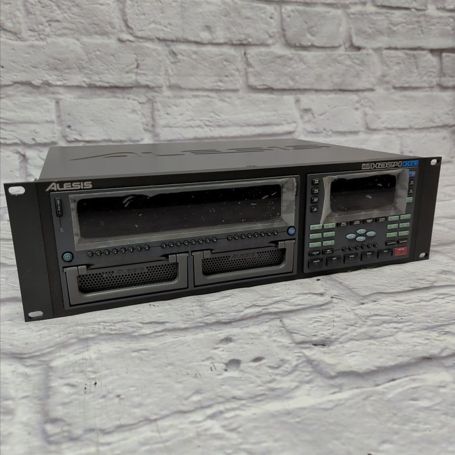 Alesis HD24XR Rackmount 24-Track 96kHz Hard Disk Audio Recorder with Fireport 1394