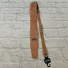 Planet Waves 25LS01 2.5" Brown Leather Guitar Strap w/ Stiching