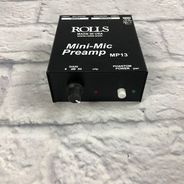 Rolls MP13 MiniMic Preamp Evolution Music