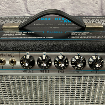 Fender Fender '68 Custom Deluxe Reverb 2-Channel 22-Watt 1x12" Guitar Combo Amp