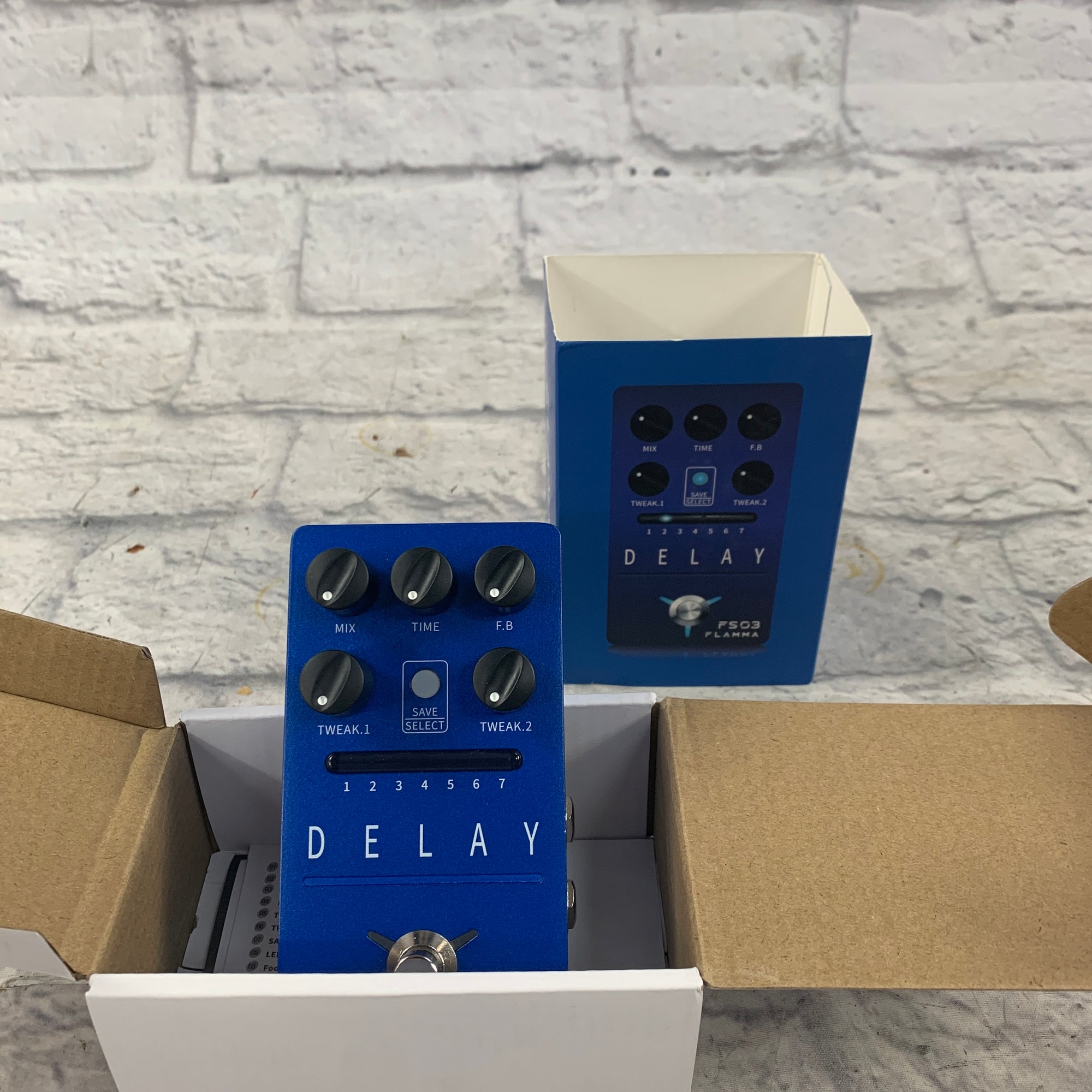 Flamma FS03 Delay Pedal Blue
