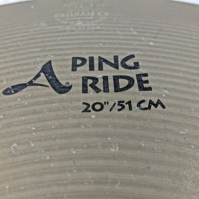 Zildjian 20 Avedis Ping Ride Cymbal