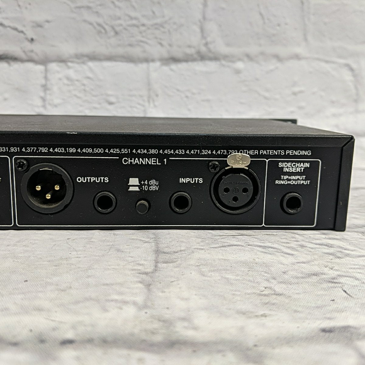 DBX 266XL Rack Compressor Gate
