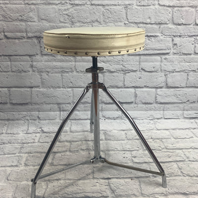 Vintage Slingerland White Drum Throne