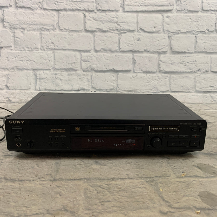 Sony MDS-JE520 Minidisc Deck Recorder