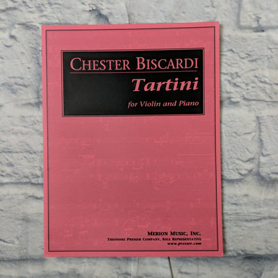 Chester Biscardi Tartini for violin and piano