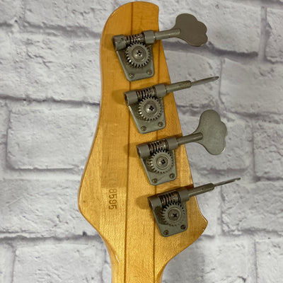 Greco GOB II Brazen Picker Professional 4 String Fretless Conversion Bass