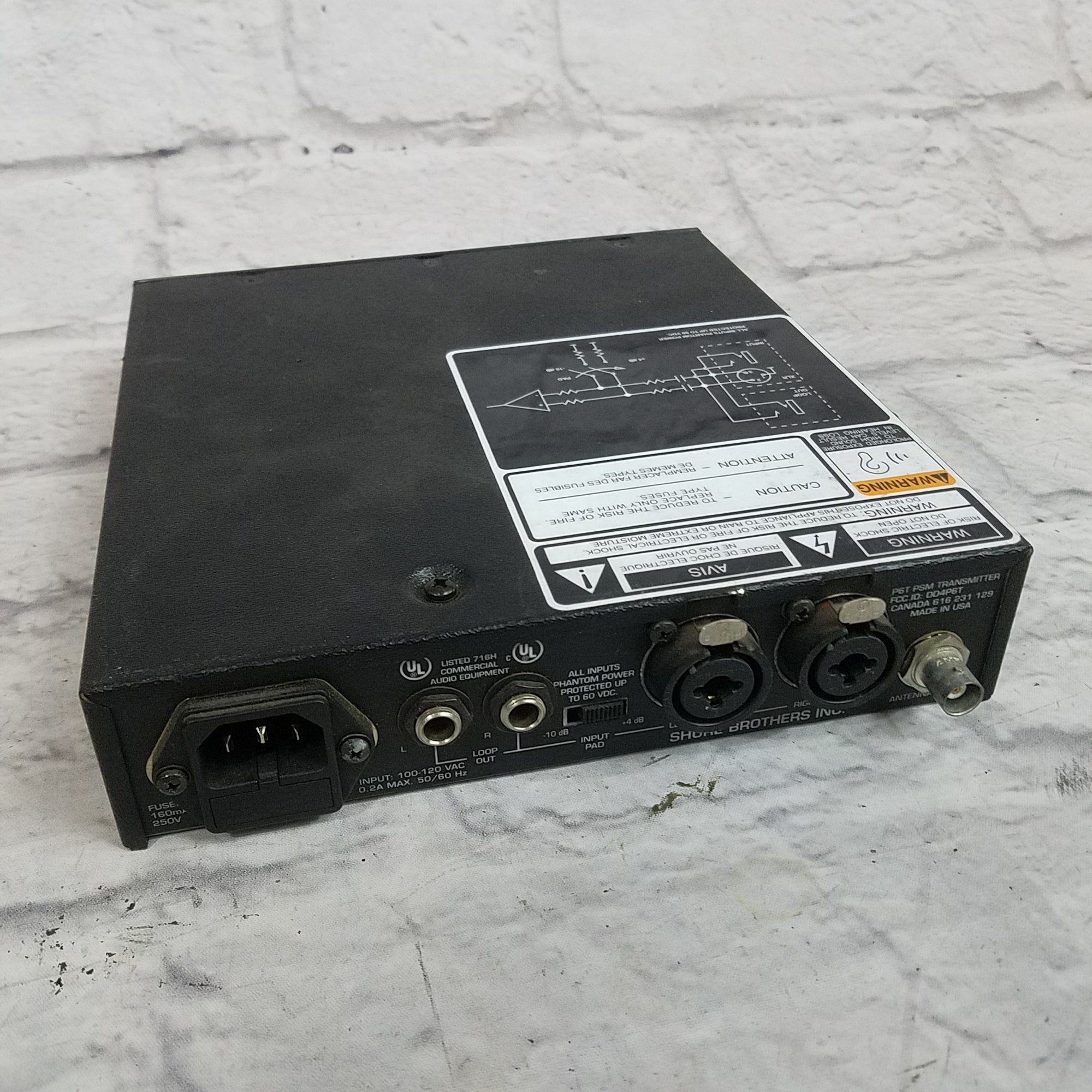 Shure PSM600 Model P6T-HD Transmitter