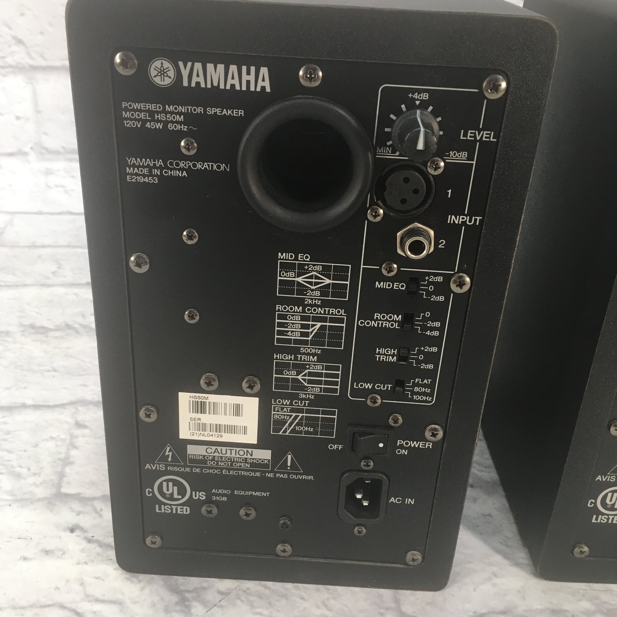 【訳アリ特価‼︎】YAMAHA / HS50M (ペア) Yamaha HS50M Powered Studio Monitors Pair Japan Audio