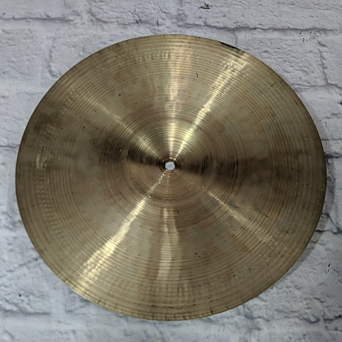Vintage 1970s Zildjian Avedis Hollow Logo 14 Inch Hi Hats