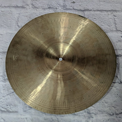 Vintage 1970s Zildjian Avedis Hollow Logo 14 Inch Hi Hats