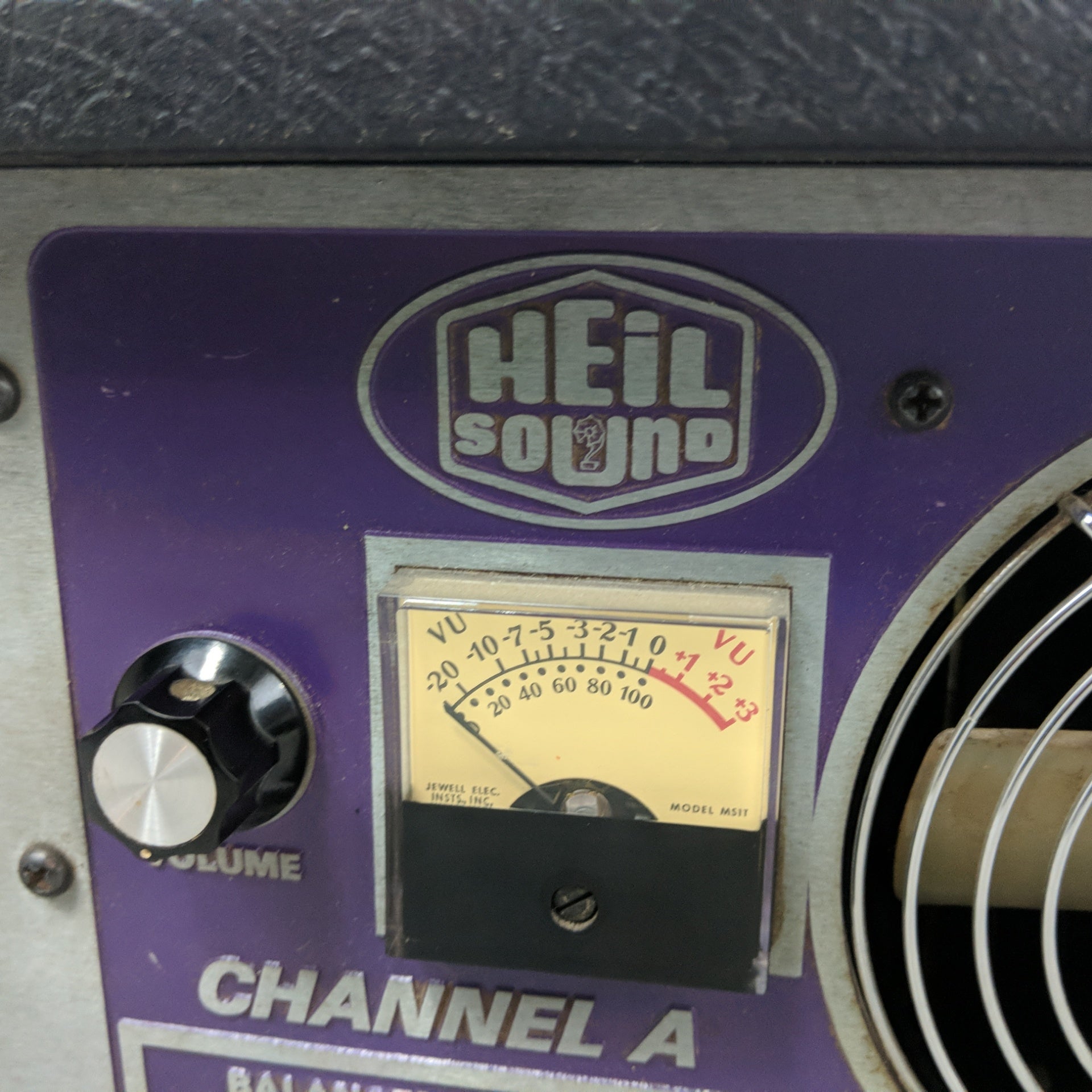1970's Heil Sound Ohmega 400 Studio Power Amplifier