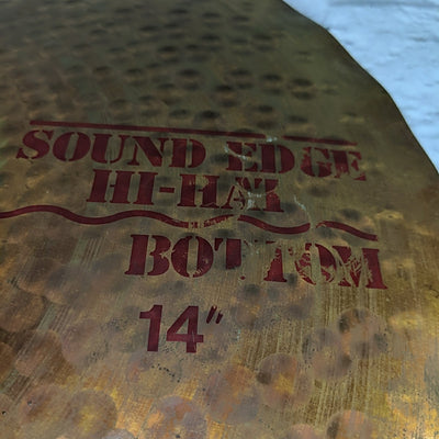 Paiste 3000 Sound Edge Rude Hi Hat Pair CRACKED