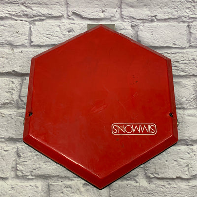 Simmons 18" Red Hexagon Electronic Drum Pad