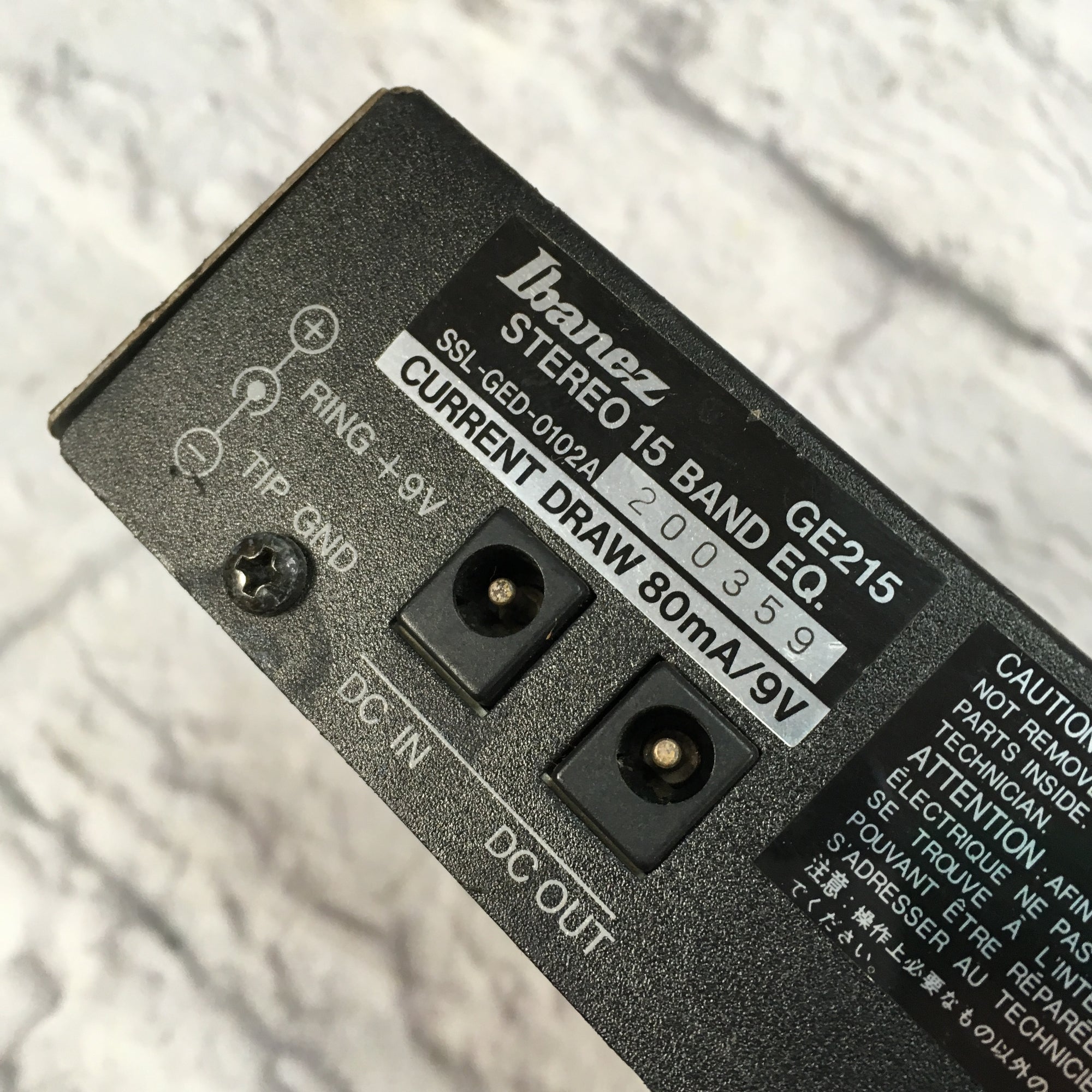 Ibanez GE-215 Dual 15 Band Equalizer - Evolution Music