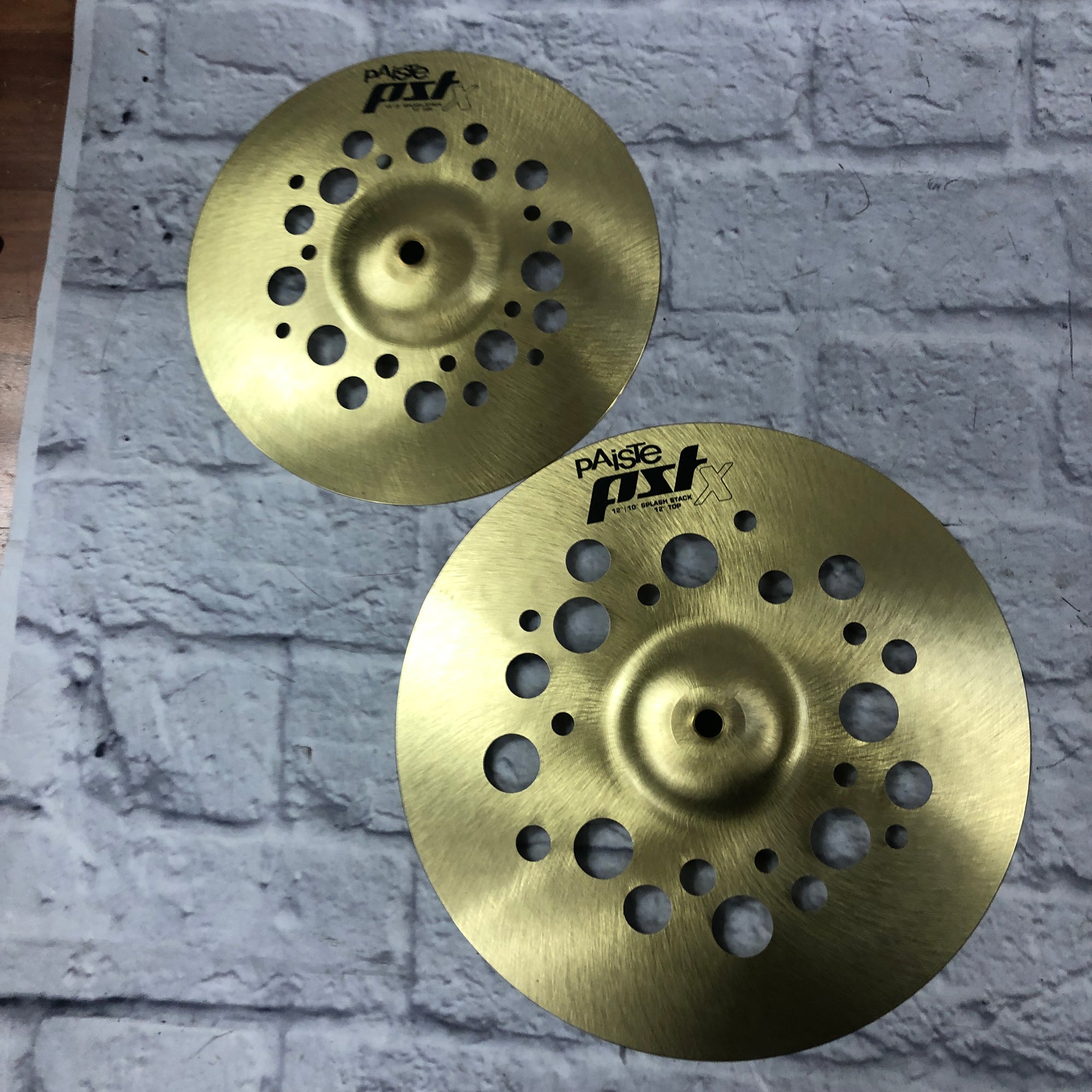 Paiste PST X 10/8 Splash Cymbal Stack