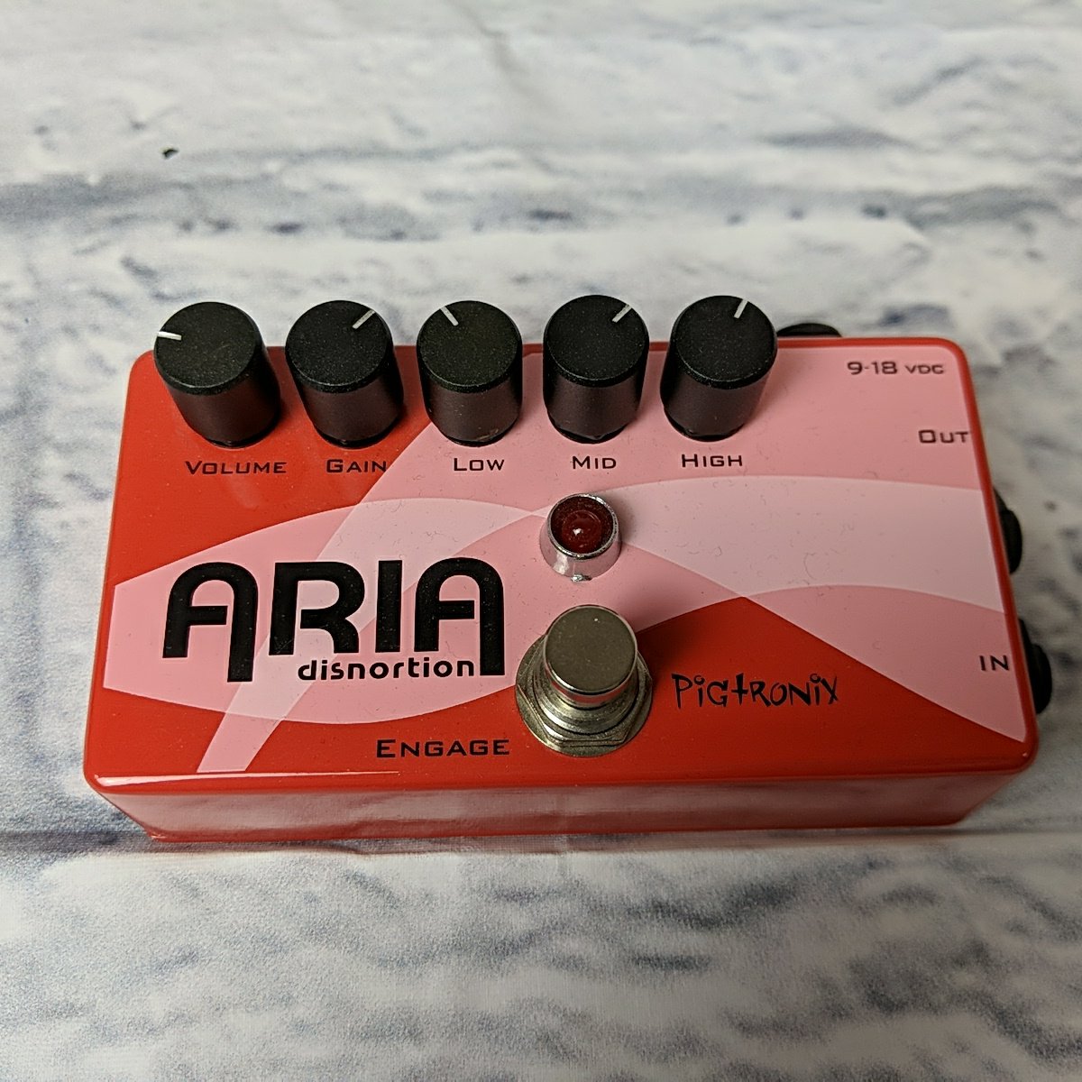 aria distortion pedal Pigtronix Aria Distortion Pedal