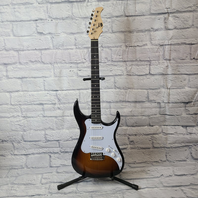AXL Electric Guitar Double Cutaway Sunburst Electric Guitar