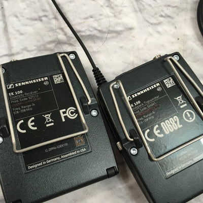 Sennheiser EW 100-ENG G3 Camera Broadcast Wireless Microphone Set - A Band