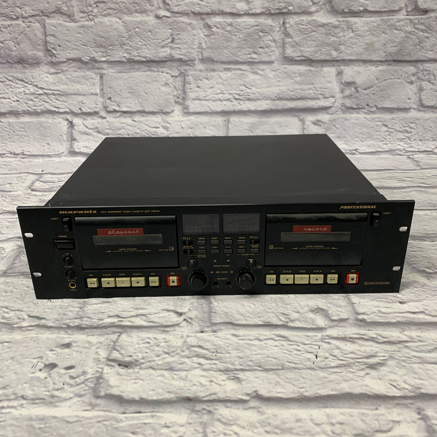 Marantz Professional PMD510 Rackmount Fully Independent Stereo Cassette Deck Player Recorder