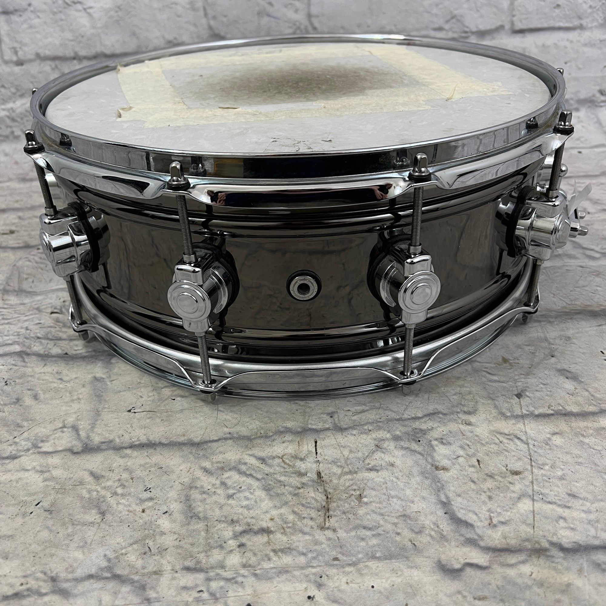 DW Design Series Black over Brass 14x5.5" Snare