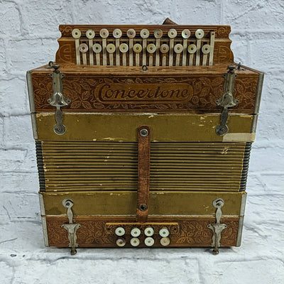 Concertone 20 Key 8 Button Steel Reed Series Button Accordion