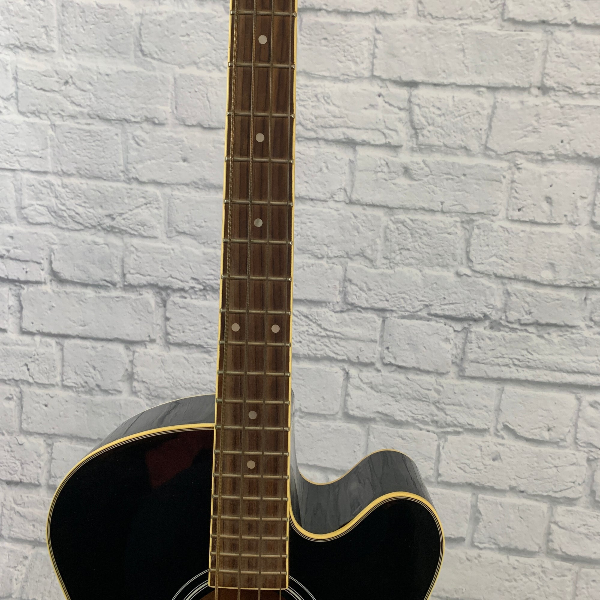 Ibanez AEB5E-BK 4-String Acoustic Electric Bass Black