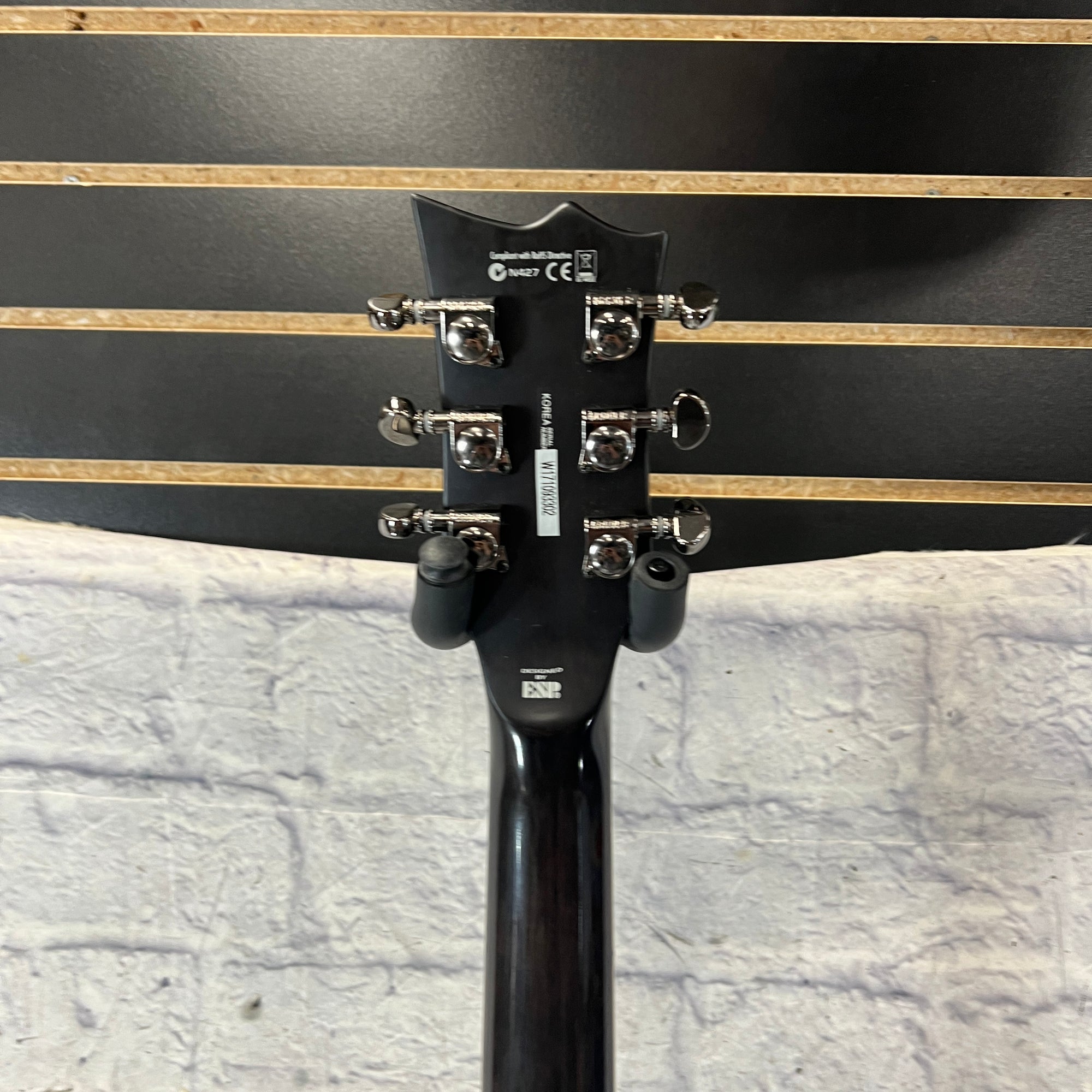 LTD EC-401QM Transparent Black Electric Guitar