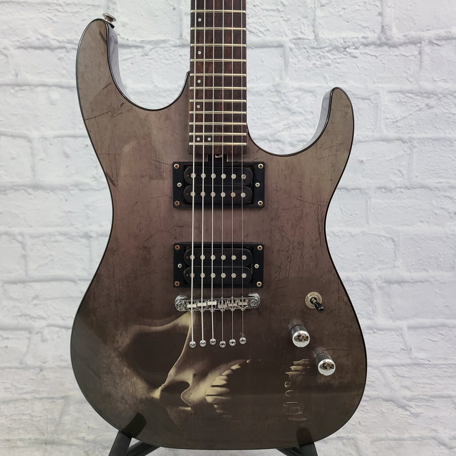 Washburn X series w/ Skull Graphic Electric Guitar