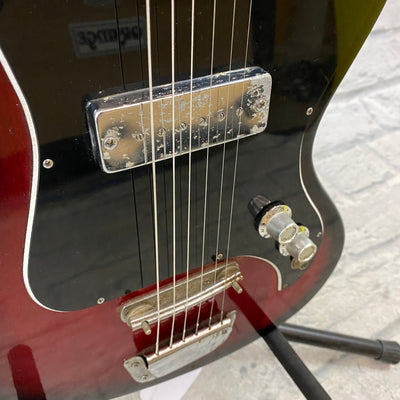 Kingston Vintage Double Cutaway Single Pickup Electric Guitar