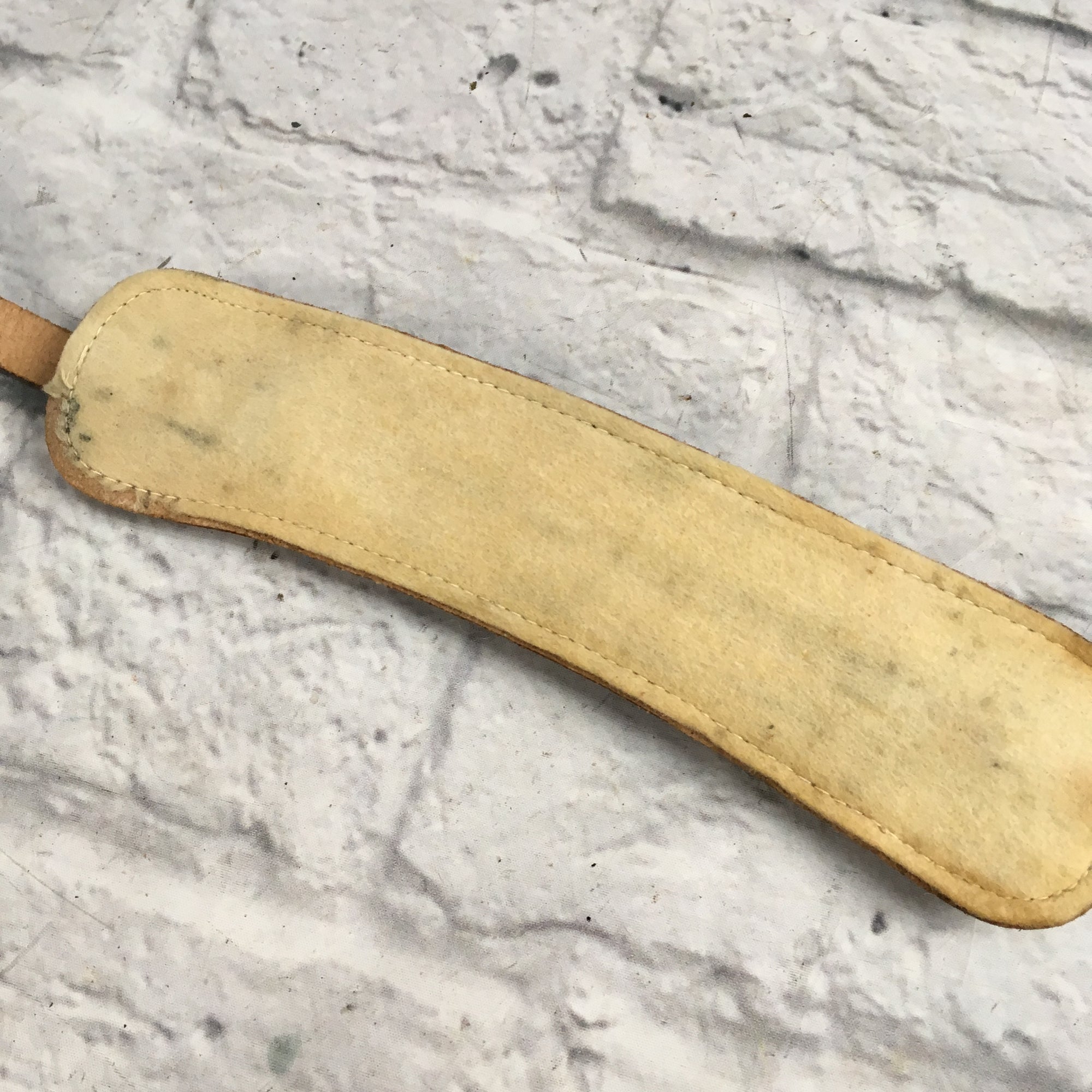 Vintage Fender Leather Rockabilly Guitar Strap