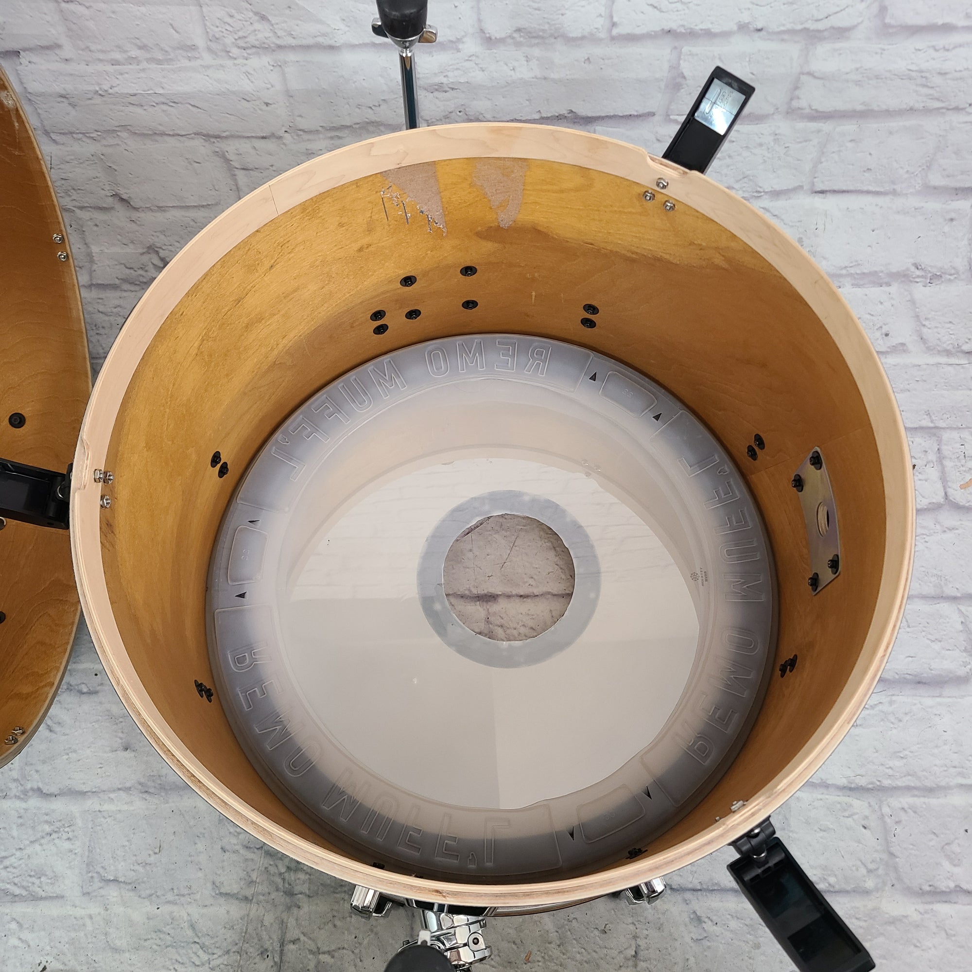 Tama Silverstar 22x18 Bass Drum - Sky Blue Sparkle MODDED NESTING