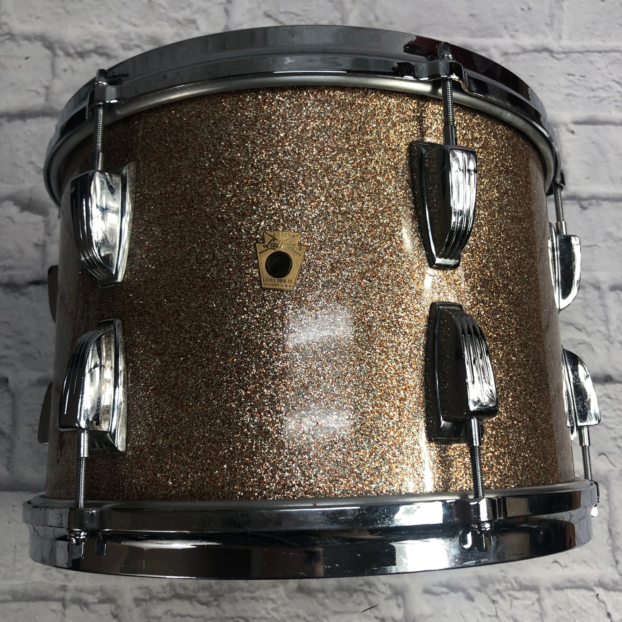 Ludwig Vintage 1966 13x9 Champagne Sparkle Rack Tom