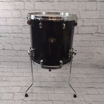 Tama Starclassic Birch 16 x 16 Floor Tom - Transparent Charcoal