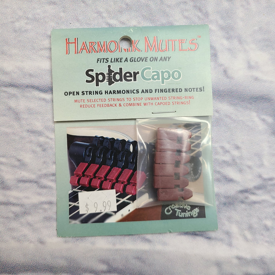 Creative Tunings Harmonic Mutes for Spider Capo