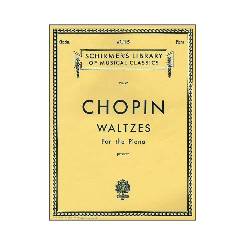 Schirmer's Library of Musical Classics -Vol. 27: Piano Solo