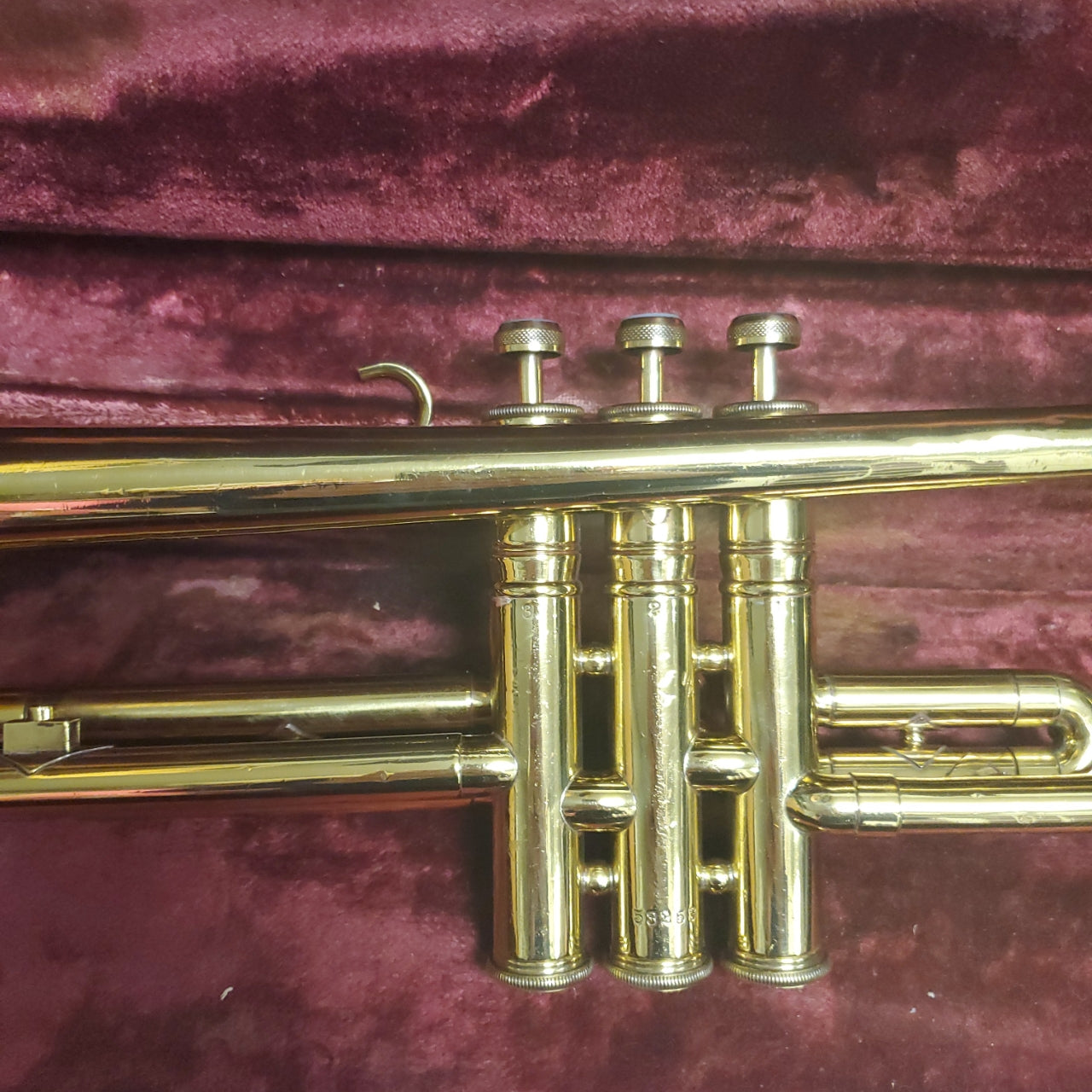 Harry Pedler and Suns American Triumph trumpet with case